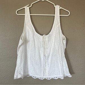 BRAND NEW Abercrombie & Fitch White Crop Top